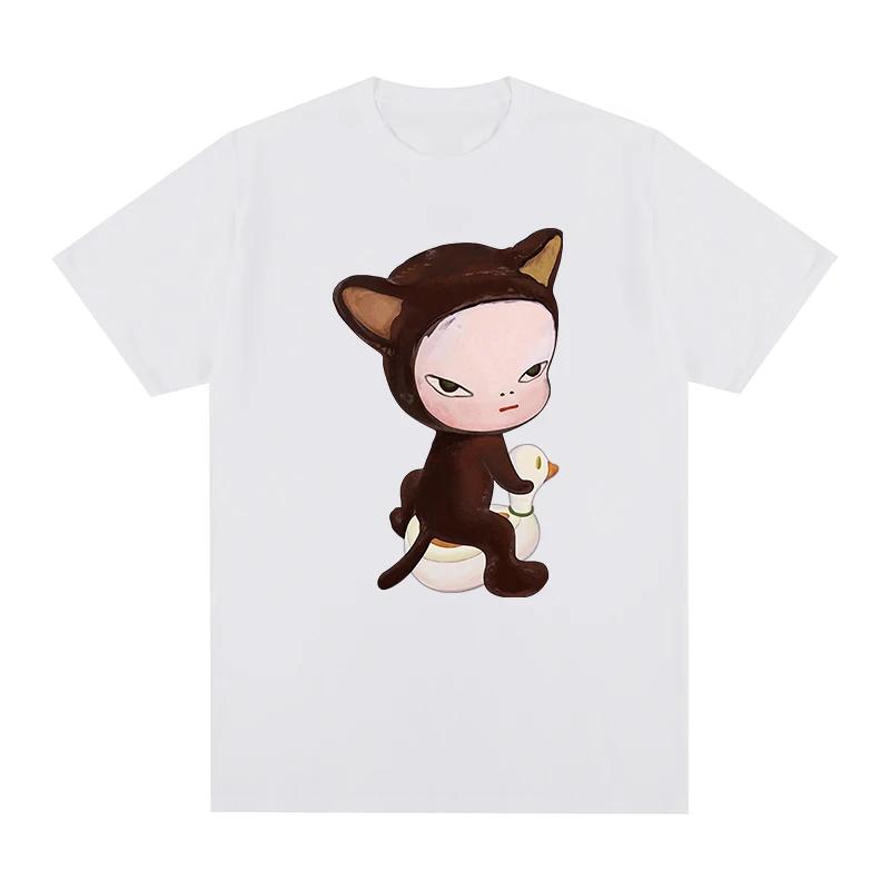 Yoshitomo Nara Cat Duck T-shirt Women T Shirt New TEE TSHIRT Womens Tops