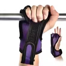 Pig Boutique Purple Training Fixed Gloves Stroke Hemiplegia Rehabilitation Auxiliary Training Equipment Fist Finger Glove Support For Elderly Relief