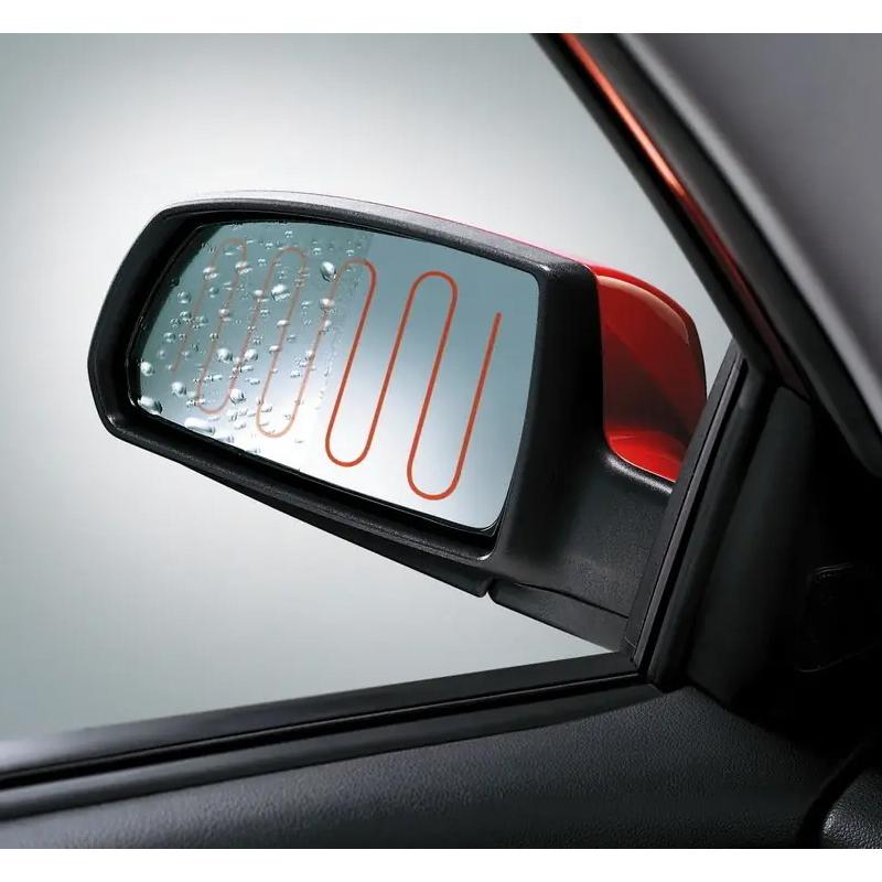 For KIA RIO 2005-2010 Heated convex glass mirror for car side door Replacement Rear View Lens