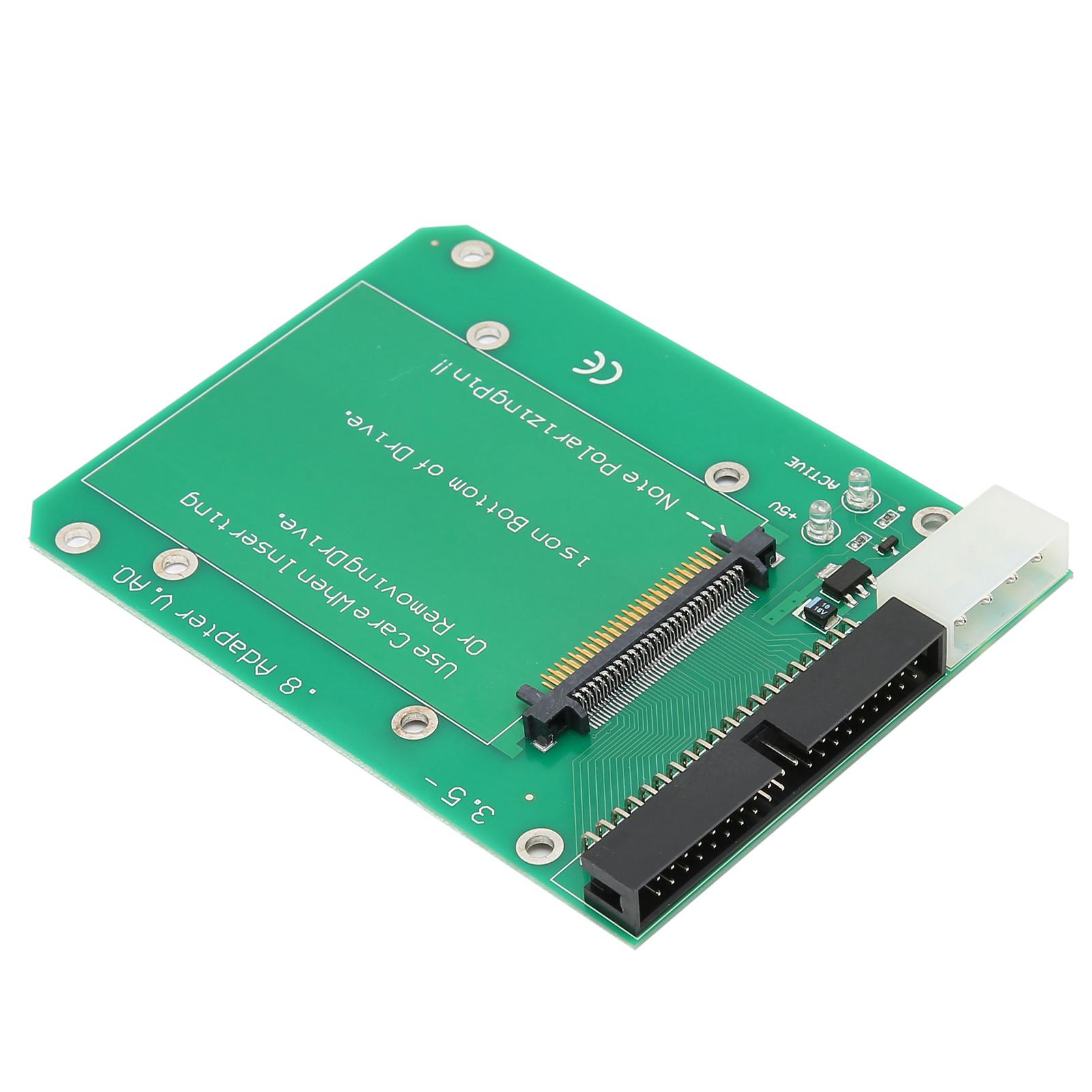 

Картка-адаптер IDE 50pin 1.8 дюйма Micro Drive до 40pin 3.5 дюйма IDE Конвертер жорсткого диска для Toshiba