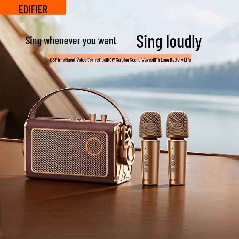 

Edifier X5 Mechanist KTV Bluetooth Speaker with Dual Microphones (CN version)