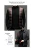 2025 Men's Business Casual Wool Coat for Middle-aged Men - Zipper Woolen Jacket for Autumn/Winter