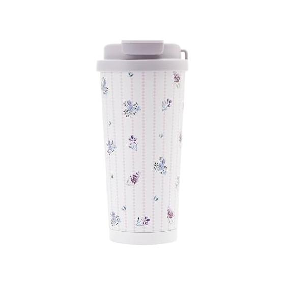 [Afternoon Tea Living] AfternoonTea LIVING Tumbler JT09 Flower 2WAY Stainless Steel Tumbler 480ml Blue
