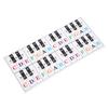 Piano Key Sticker Electronic Organ Universal Keyboard Transparent Notation Self Adhesive