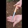 Gartenlochstecher, mit Holzgriff für einfaches Pflanzen & Setzlingsverpflanzung für die Innen-/Außenbegrünung, Samenpflanzer-Werkzeug
