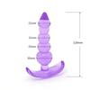 Soft Anal Butt Plug Prostate Massager Adult Gay Penis Anal Plug G-spot Sex Toys for Men and Women