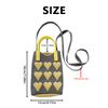 1/2/5pcs Korean Fashion Heart Knitted Mini Handbag Women Mobile Phone Shoulder Bags Girls Chic Cute Outdoor Crossbody Small Bags