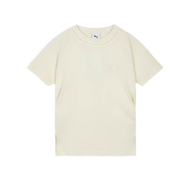 

Puma Essentials Ретро Облегающий Простой Круглый Вырез Повседневная Спортивная Футболка с Коротким Рукавом Женская Футболки 638471-91 S