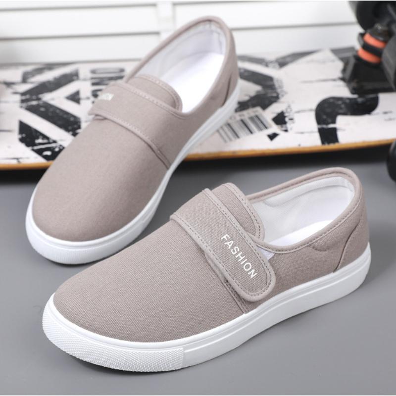 All-match Men Canvas Shoes Low Top Men Casual Shoes Comfort Oddychające Męskie Płaskie Buty Plus Size 39-48 Buty dla Mężczyzn Erkek Ayakkabı