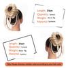 MISSQUEEN Synthetic Hair Bun Fake Hair Chignon Elastic Hair with Elastic Band Hair Bun Donut Chignon Messy Hair for Women