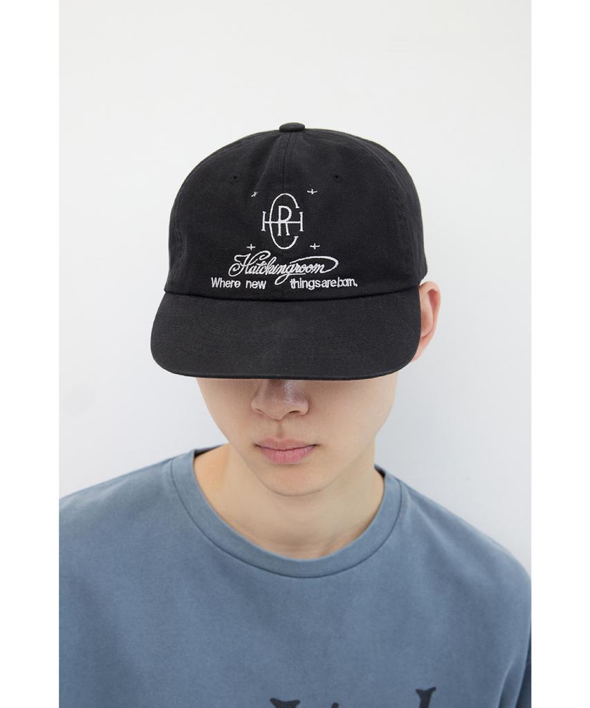 Haechinglum Logo Cap Washed Black
