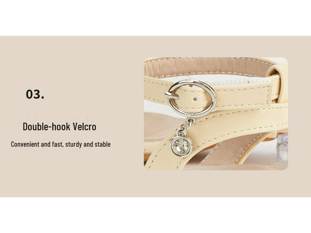 Mädchen Sandalen mit offener Zehenpartie und Rosenblüte - Frühjahr 2026