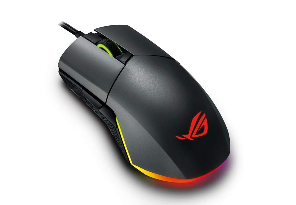ASUS ROG Pugio Truly Ambidextrous Optical Gaming Mouse with Configurable Side Buttons