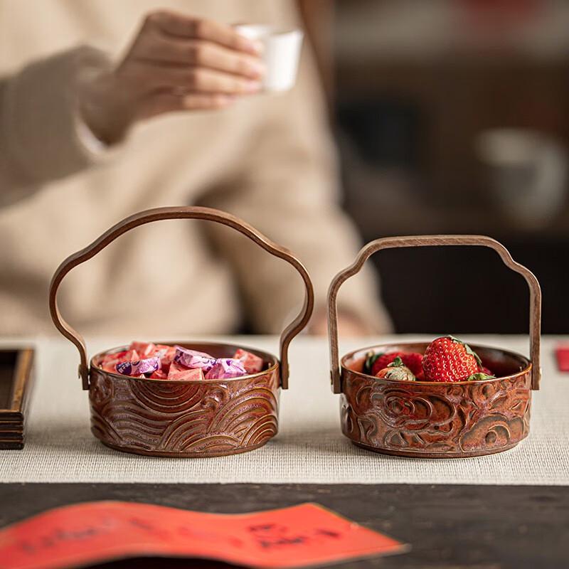 Yuxitang Series Retro Ceramic Serving Plate