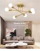 Nordic Minimalist White Gold Ceiling Lamp Suitable for Bedroom Living Room Dining Table Pendant Light Fixture Ceiling Chandelier