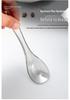 Large Thickened Disposable Plastic Spoon - Soup, Fast Food, Dessert, Ice Cream, and Rice