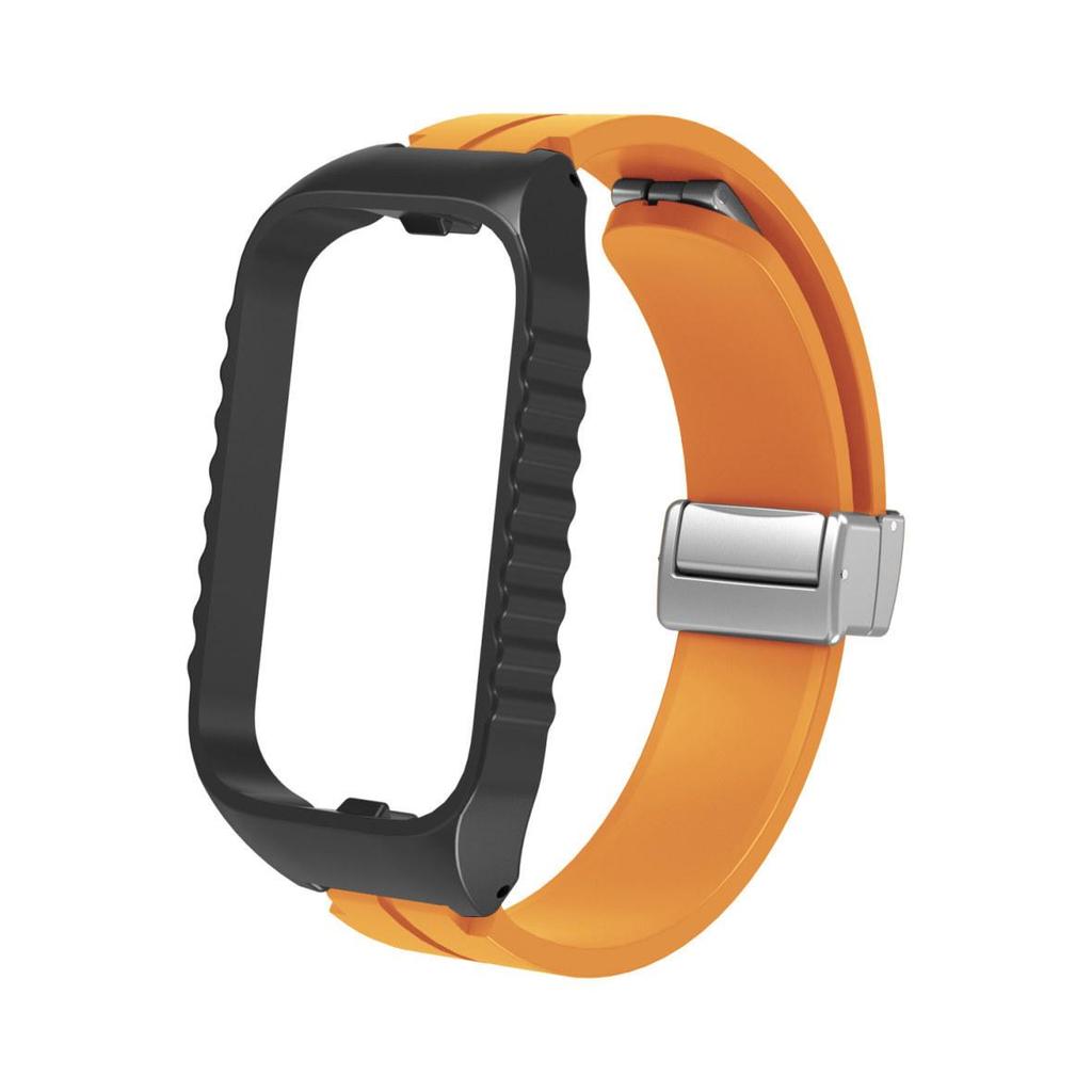 Foldable Magnetic Silicone Strap for Redmi Smart Band 2/3 and Xiaomi Smart Band 8 Active