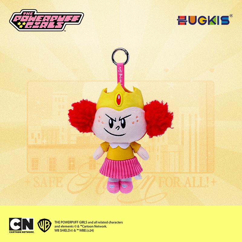 14·25cm The Powerpuff Girls Stuffed Dolls Movie Villains Princess Morbucks and Mojo Jojo Plush Keychain Dolls