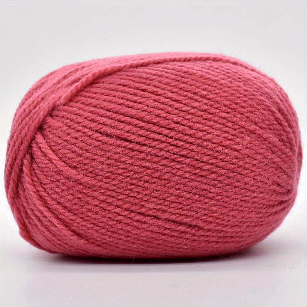 Worsted Weight Wool Yarn Soft & Durable Knitting Crochet Yarn for Cushions DIY Craft Yarn for Beginners