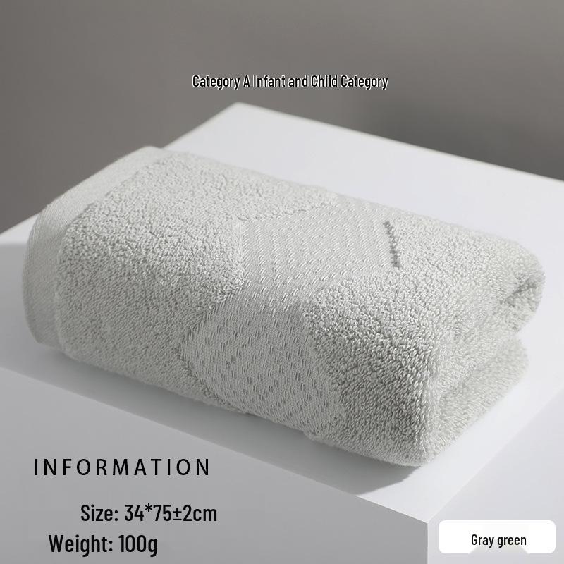 Premium 32-Strand Absorbent Cotton Face and Bath Towel - Pure Xinjiang Cotton