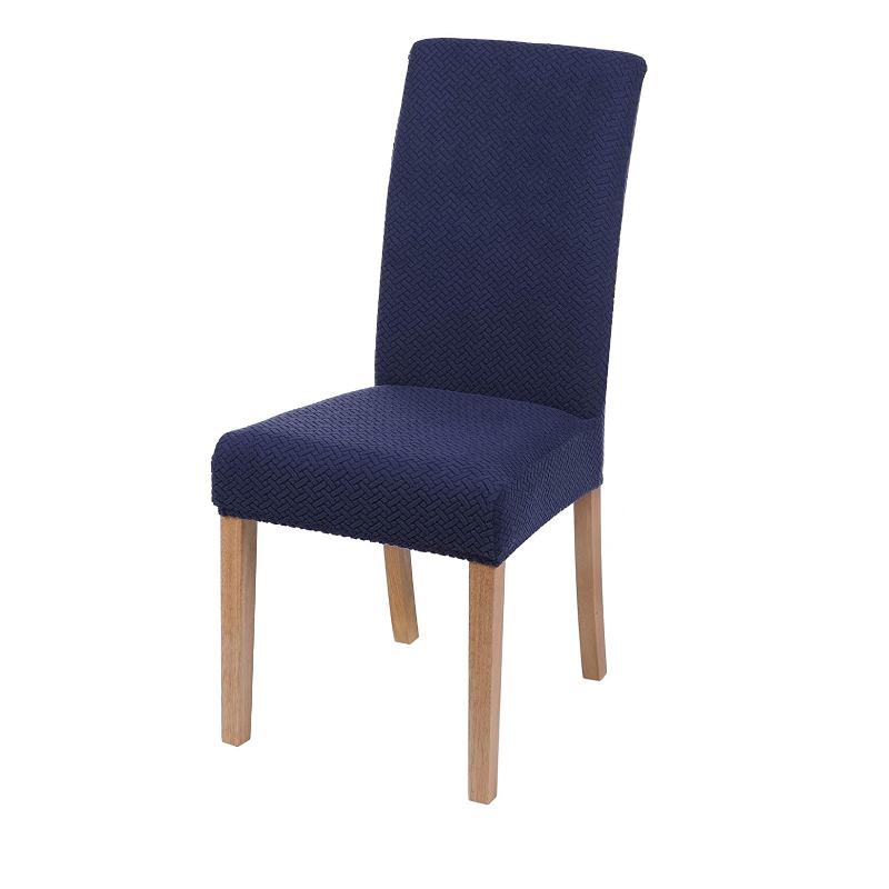 Stretch-Bezug für Esszimmerstühle, Jacquard-Spandex, Küchenstuhl, Sitz, Hotel, Bankett, elastischer Schonbezug