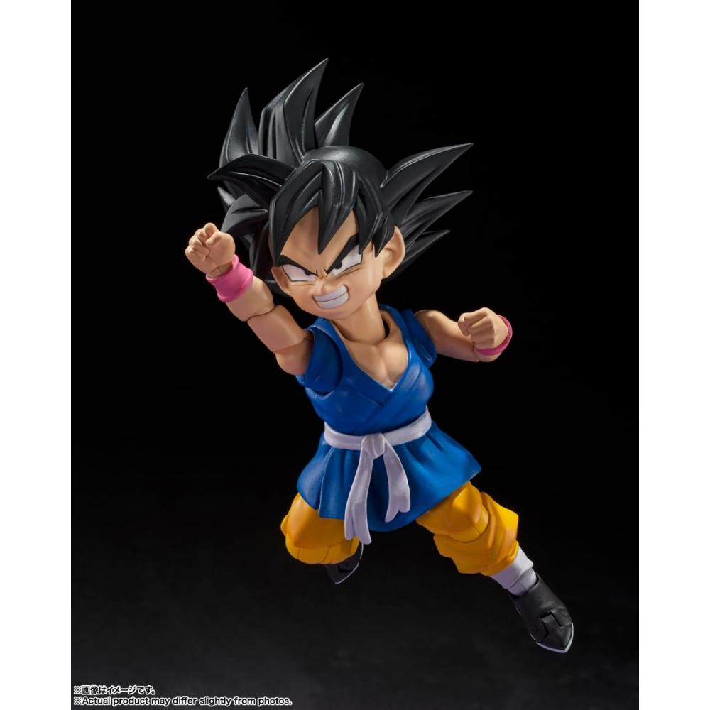 SHFiguarts Dragon Ball GT Son Goku -GT- Ca.. 80 mm große, bewegliche Figur aus ABS und PVC, bemalt