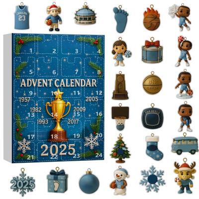 2D Geliş Takvimi 24 Geliş Takvimi, Geri Sayım Takvimi ve Sürpriz Koleksiyon Eşyaları İçerir