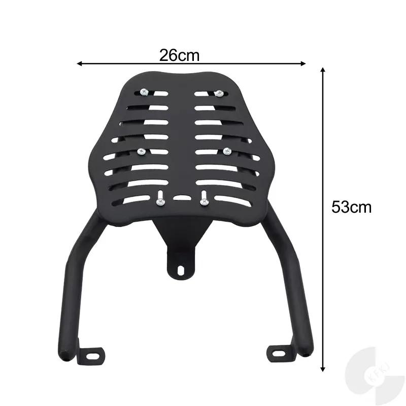 Motorbike Iron Tail Case Bracket Extender Carrier Durable Replace Part For Motorcycle Rear Fender Rack Rear Luggage Rack Carrier