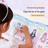 Princess Dress-Up Sticker Book for Girls Ages 2-6 - Fun Dress and Paint Attention Game