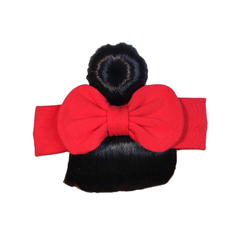 New Year Christmas Infant Baby Girl Hair Accessories Wig Hat 0-1Y Newborn Children Kids Girls Bow Cosplay Headbands Headwear