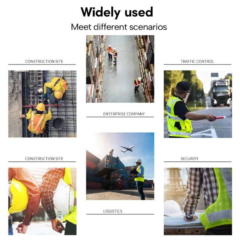 High Visibility Reflective Vest Yellow Reflective Vest Lightweight Breathable Vest for Car Safety Stay Safe On the Road