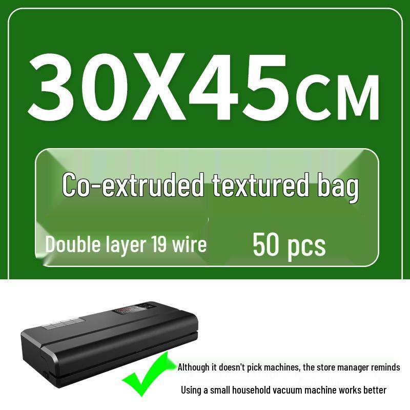 Seven-Layer Textured Vacuum Seal Bag - Nylon Fresh-Keeping Compression Bag for Food Storage