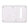 2Pcs Electric Guitar Backplate Guitar Cavity Cover Plate Pickguard PVC for Replacement White