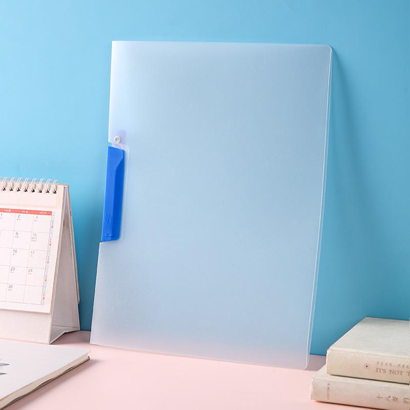 

Rotating Transparent A3/A4 Exam Paper Classification Folder with Colored Side Clip Blue A3, 1 piece