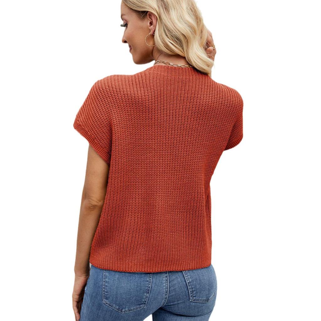 2025 Spring/Summer Women's Temperament Casual Short Vest Tank Top Sweater