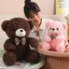 35/50/60CM Cute Sit Bear Plush Toys 5Colour Bear Plushie Pillow Stuffed Soft Dolls for Kids Girls Lover Gifts Room Decor