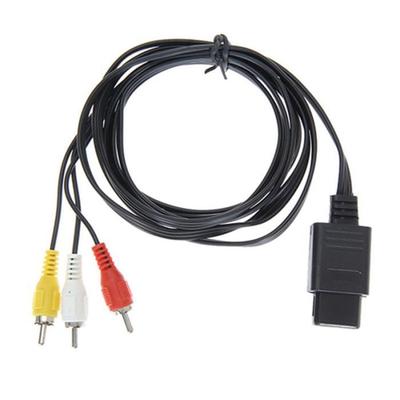AV kompozitní kabel - Generický - Nintendo 64/GameCube/SNES - 1,8 m - Kabelový - Černý