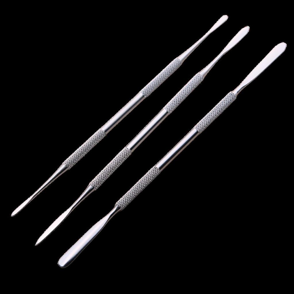 Clay Doll Eye-Opening Spatula Tool - Fine Steel Sculpture & Polymer Clay Figure Detailing Tool