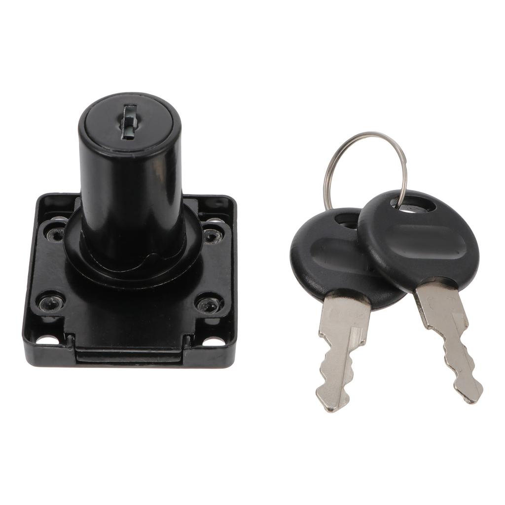 1Set Heavy Duty Zinc Alloy Drawer Lock Set with Keys Screws for Residential Commercial Mailboxes Cabinets Drawers Letter Boxes