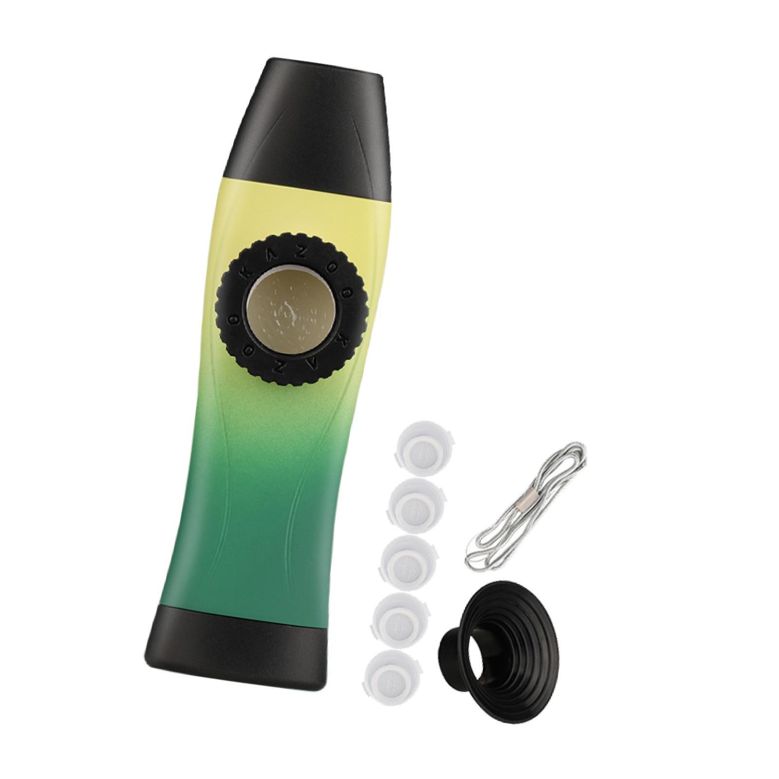 

Kazoo Flute Lightweight with Rope Accompaniment Easy to Play Compact with Membranes for Guitar Piano Keyboard Violin Beginner