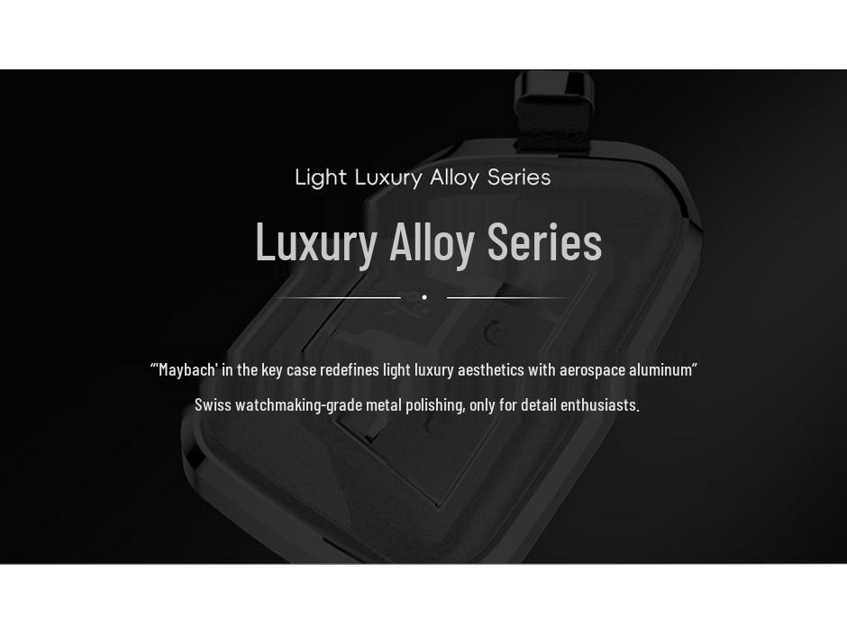 Cadillac Key Case for XT5, XT4, CT6, XT6, CT5, CT4 with Premium Aluminum Alloy Finish