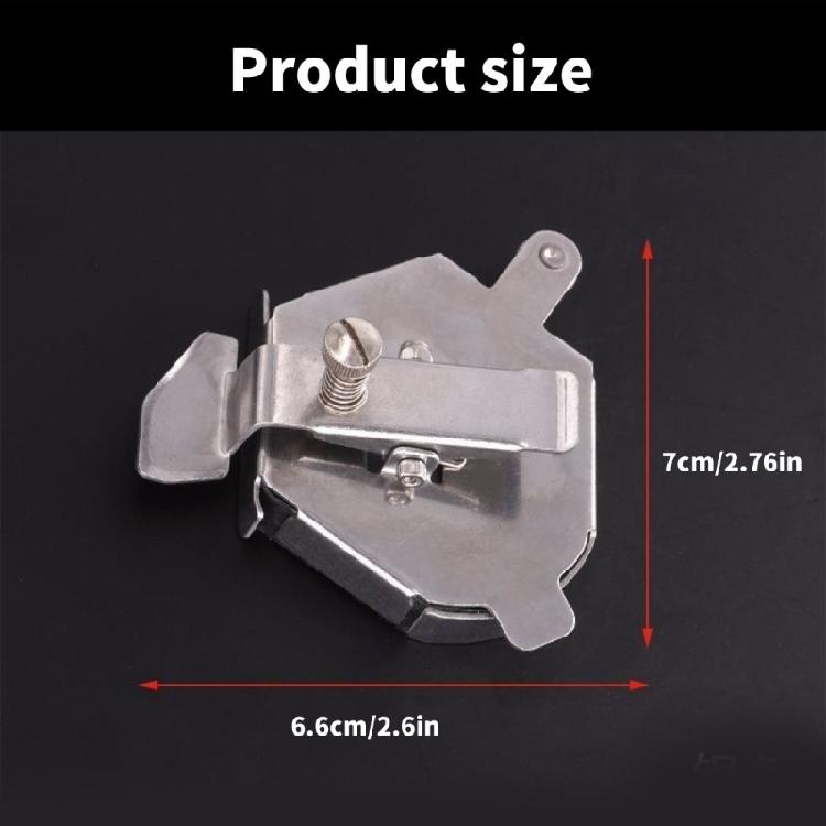Sewing Machine Magnetic Seam Guide Adjustable Stainless Steel Seam Guide Thickness Adjustable For Accurate Stitching