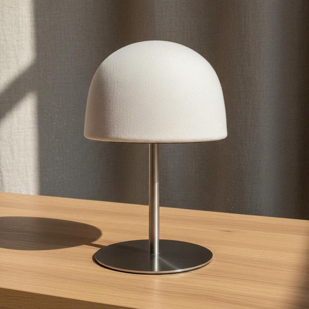 Hat and Hairpiece Holder Stainless Steel Base Display Head Detachable Design