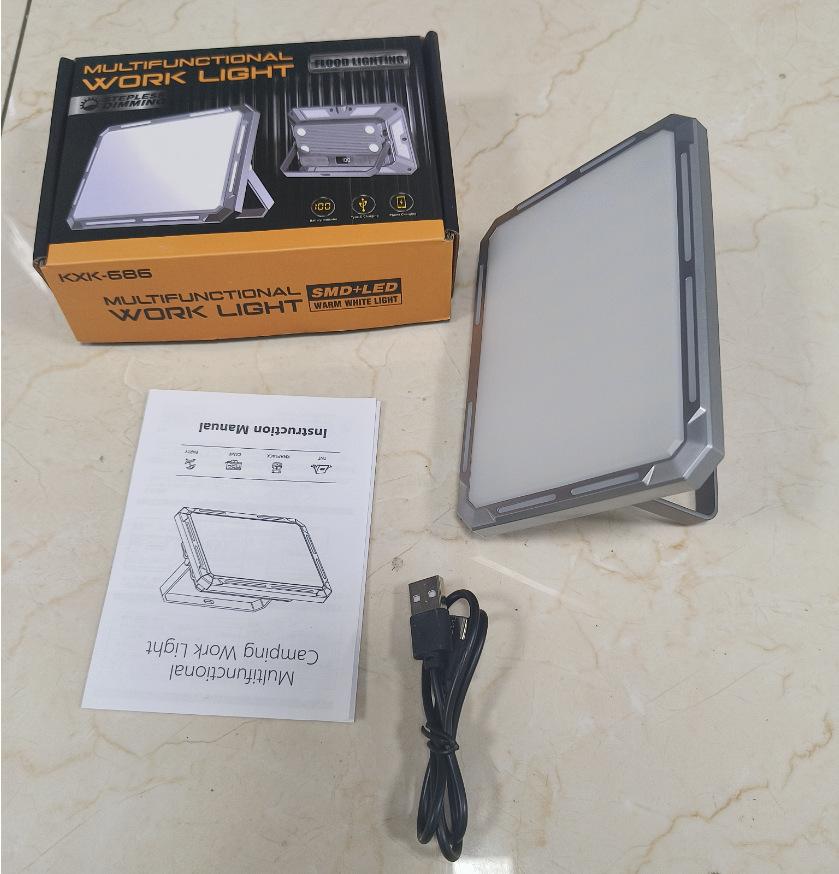 Tragbares LED Campingzeltlicht Wiederaufladbarer Suchscheinwerfer Hohe Leistung Outdoor Notbeleuchtung Wasserdicht Hängende Nachtlampe