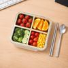 Leak-Proof 4 Grid Lunch Box Square Ice Cube Tray Easy To Clean Snack Box  Kindergarten