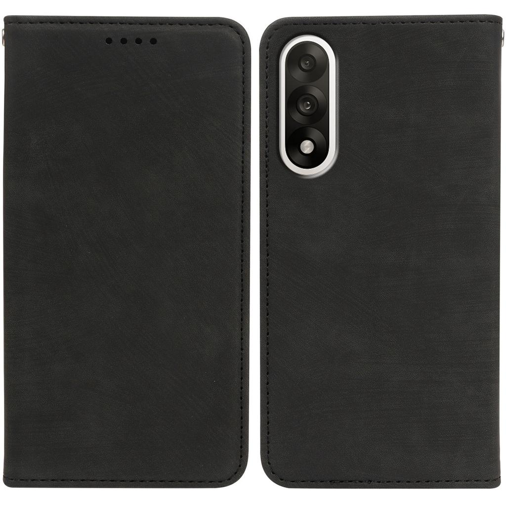 For OnePlus Ace 5 Ultra 5G/Nord 5 5G Case Strong Magnetic Leather Wallet Phone Cover with Striped Texture