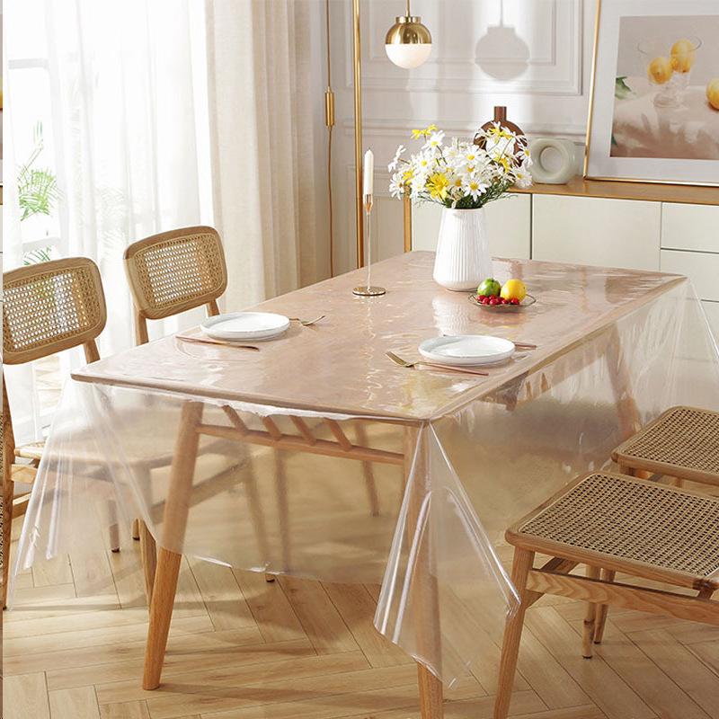 

Embroidered dining table cloth lace anti-scalding waterproof and oil-proof tablecloth household rectangular anti-scalding dining table mat customized size