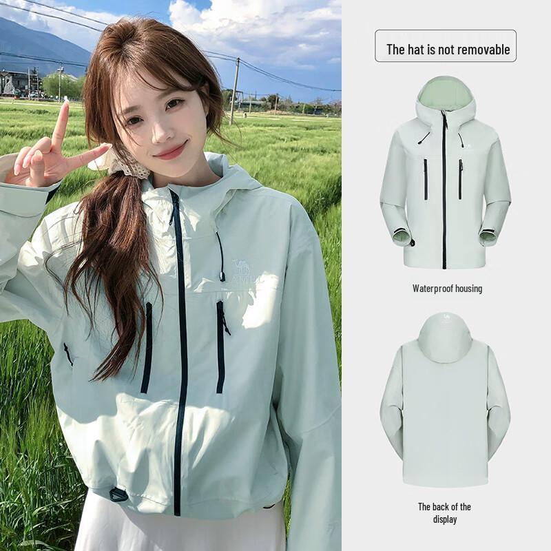 Camel Women s Single-Layer Outdoor Jacket A24BA31188A XXL