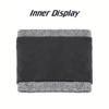 Winter Outdoor Thermal Scarf - Thickened Fleece Neck Gaiter, Soft Solid Color Plain Weave, Warm & Stylish for Hiking, Cycling, Skiing