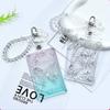 Transparent Photocard Holder Kpop Idol Card Holder Cute Butterfly Slider Design Protective Case Student Backpack PendantKeychain